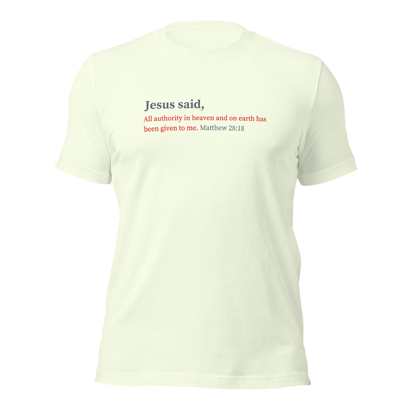 Jesus Said Unisex T-shirt