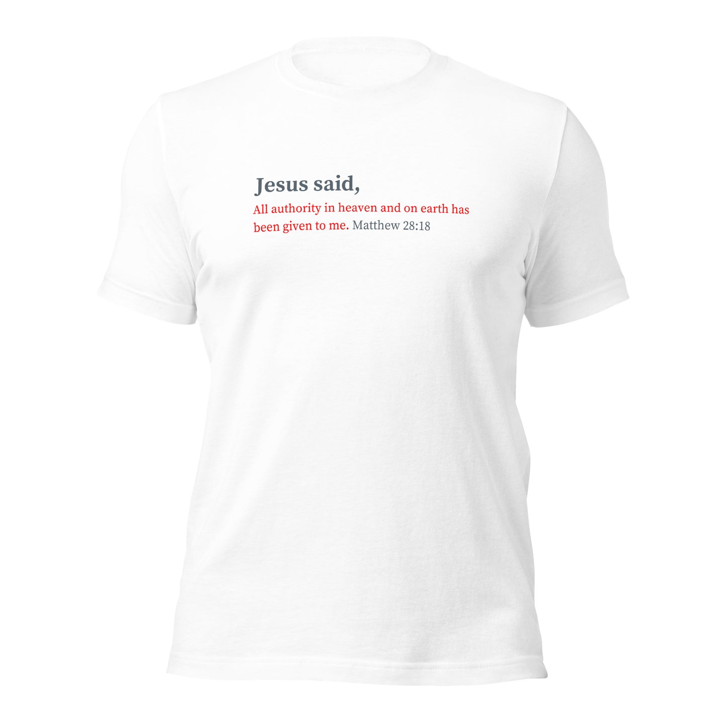 Jesus Said Unisex T-shirt